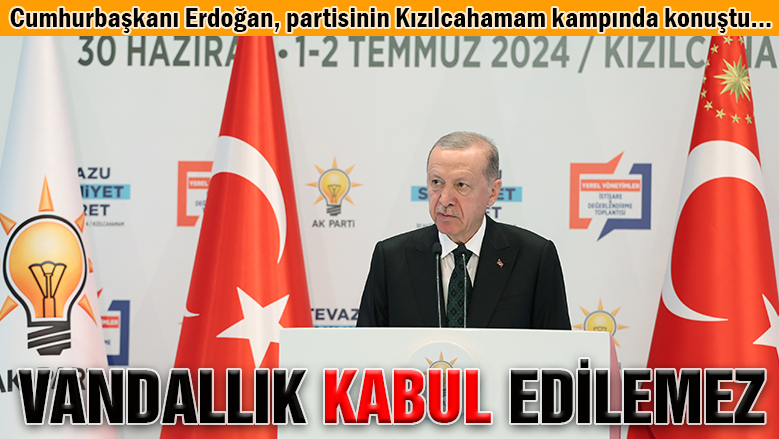 Erdoğan: Sokakları ateşe vermek kabul edilemez!
