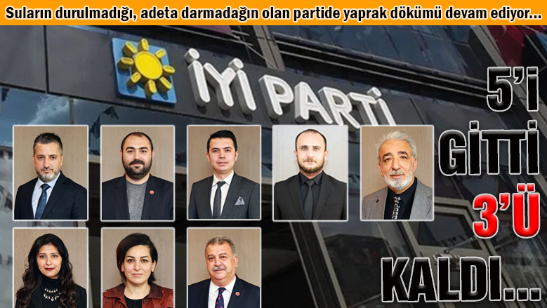 İYİ Parti Kayseri bayır aşağı!