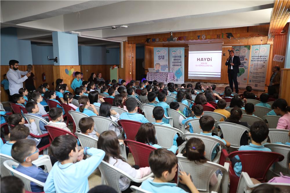 KASKİ, öğrencilere su tasarrufu aşıladı