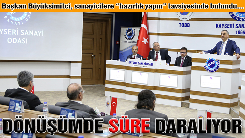 Kayserili sanayiciye "Yeşil dönüşüm" hatırlatması