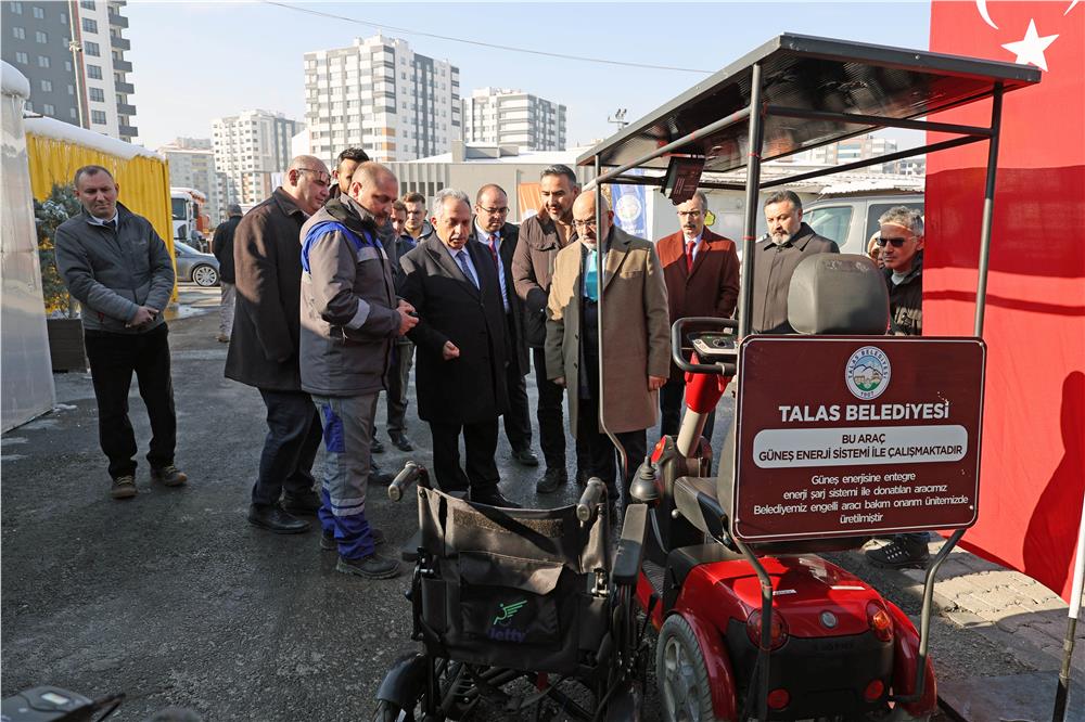 Talas'ta engellilerin araçları da bakım altında