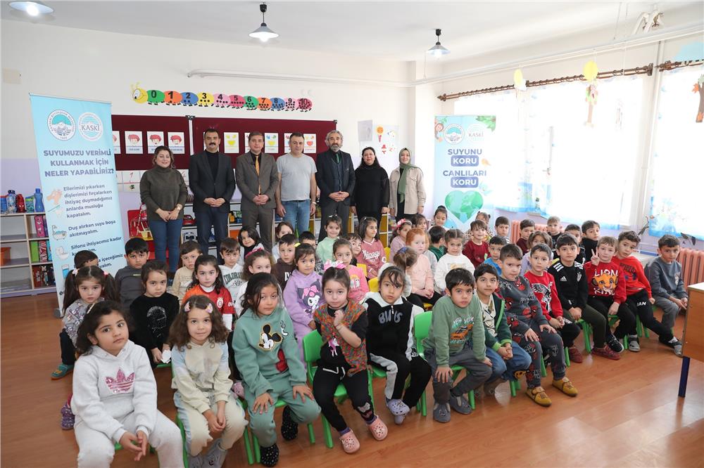 KASKİ'den anaokulu öğrencilerine tasarruf eğitimi