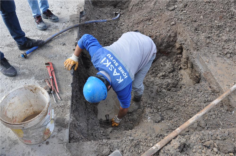 KASKİ, 70 milyon liralık su kayıp kaçağını önledi